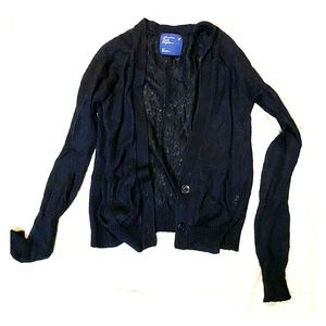 American Eagle black cardigan